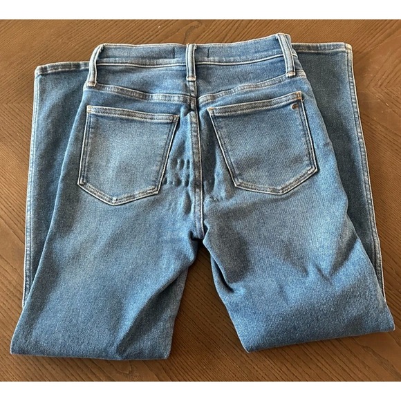 Madewell Stovepipe Jeans‎ Women's 23 Blue Medium Wash Full Length Mid Rise Denim - Picture 8 of 8